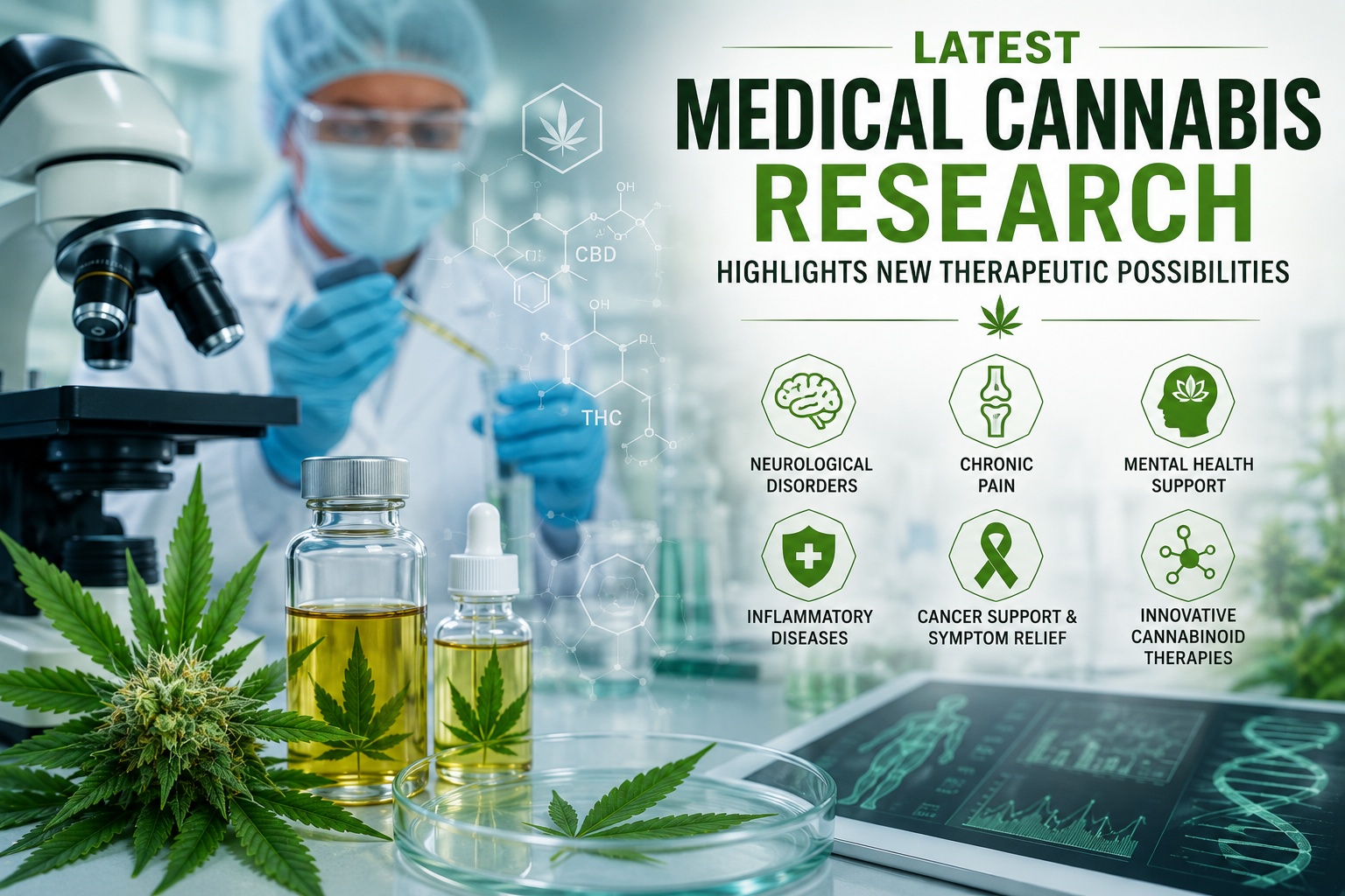 Latest Medical Cannabis Research Highlights New Therapeutic Possibilities